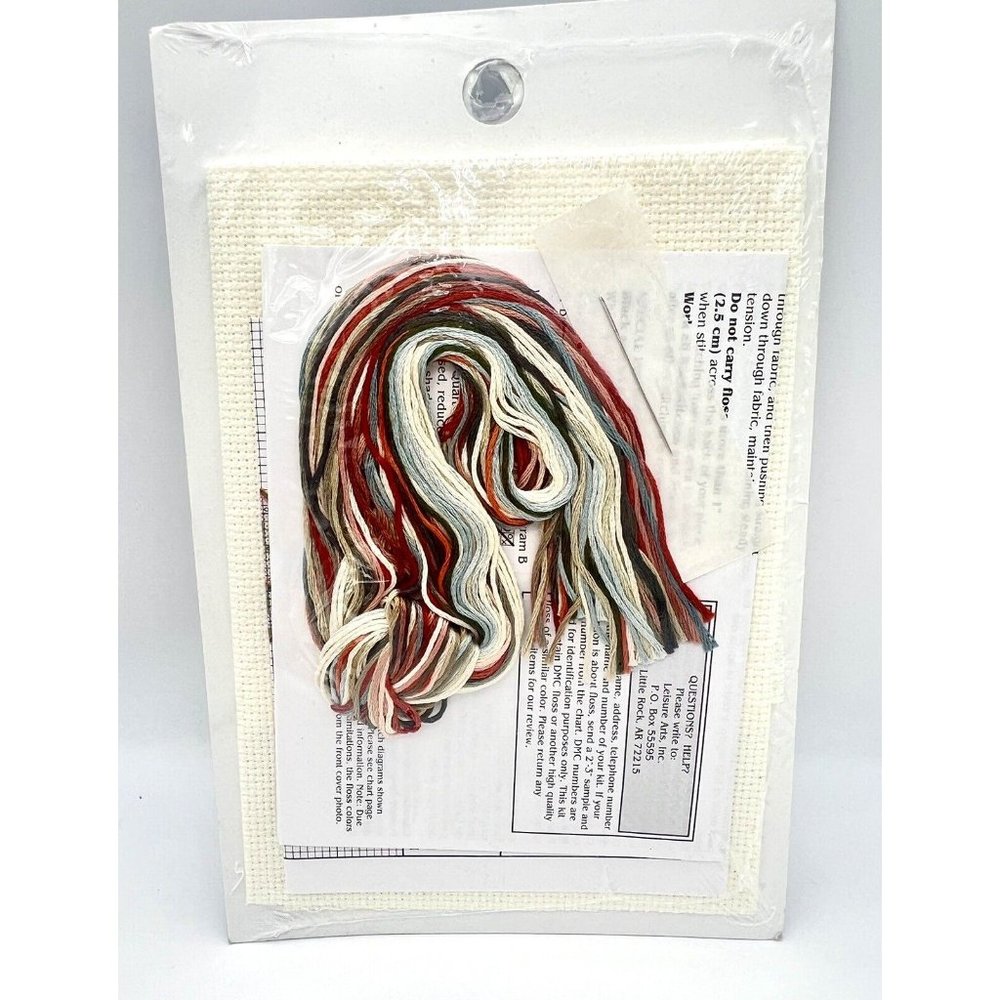 Leisure Arts Cross Stitch Kit When I See the Miracle 305256 NEW Coastal Beach - Picture 3 of 3